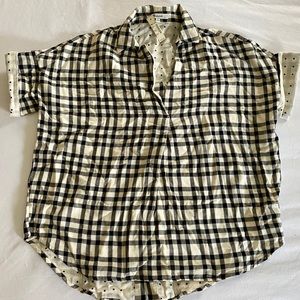 NWT Madewell Plaid Courier Shirt